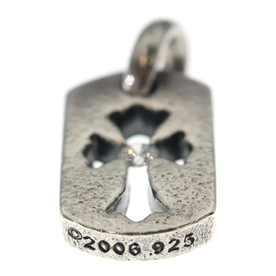 クロムハーツDT TNY CO CRS タイニーカットアウトクロスドッグタグ CHROME HEARTS（クロムハーツ） DT TNY CO CRS 1DIA タイニーカット