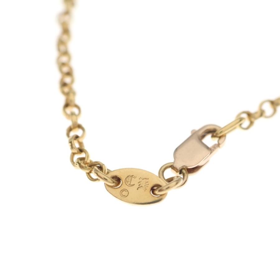 クロムハーツ 22K NECKCHAIN R18/ロールチェーン18inch ゴールド 