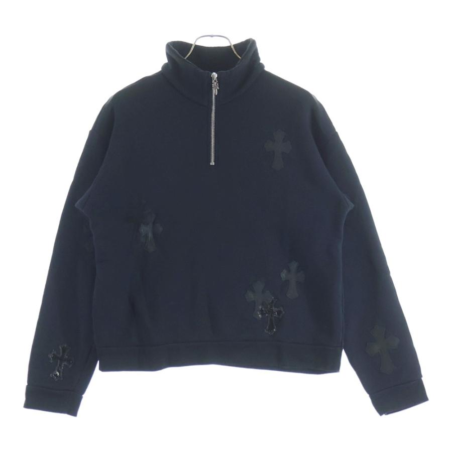 CHROME HEARTS（クロムハーツ） Y NOT ハラコレザークロスパッチハーフ