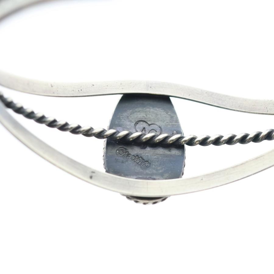 INDIAN JEWELRY インディアンジュエリー Arnold Goodluck アーノルドグッドラック作 ターコイズバングル シルバー Indian Jewelry インディアンジュエリー Arnold Goodluck アーノルド