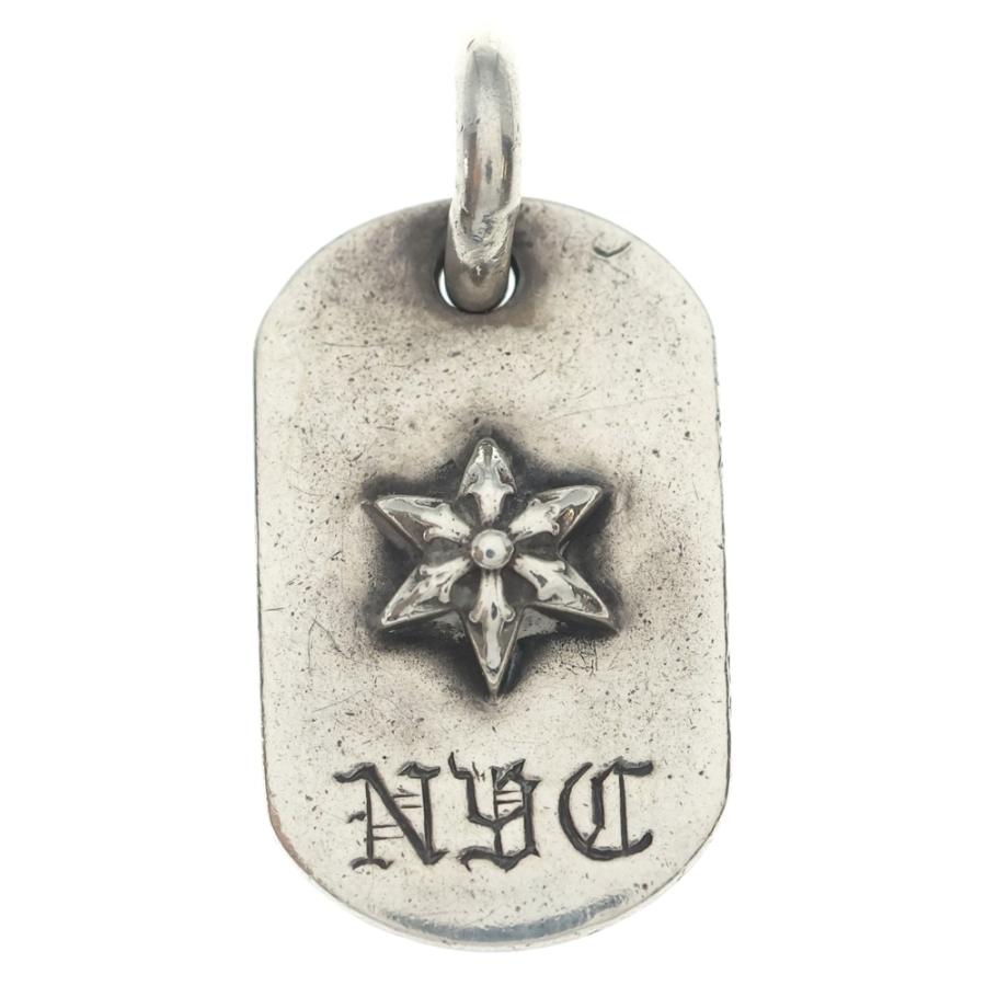 Chrome Hearts レイズドスターNYC トップ CHROME HEARTS（クロムハーツ） RAISED STAR DOGTAG NYC限定 レイズド