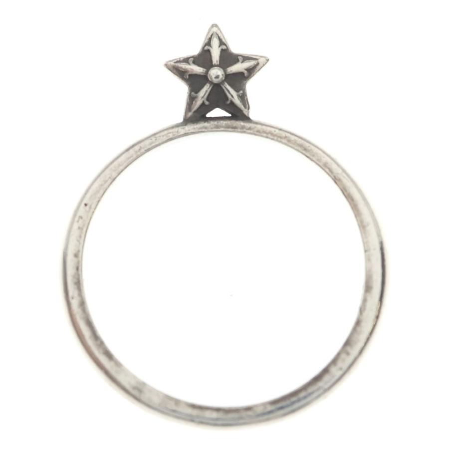 CHROME HEARTS クロムハーツ BUBBLEGUM STAR SU バブルガムスタースタンドアップ リング シルバー_5