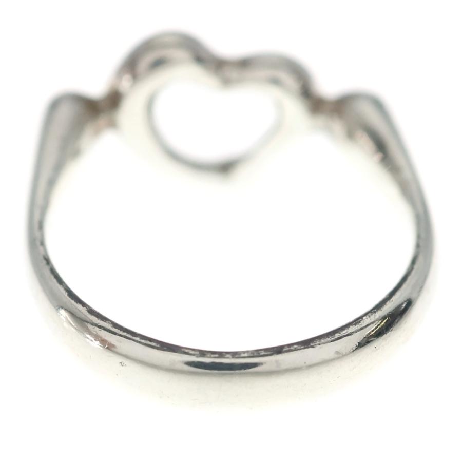 Tiffany&Co. ティファニー オープンハート リング シルバー　極美品 TIFFANY&Co.（ティファニー） シルバー オープンハート リング 7.0g