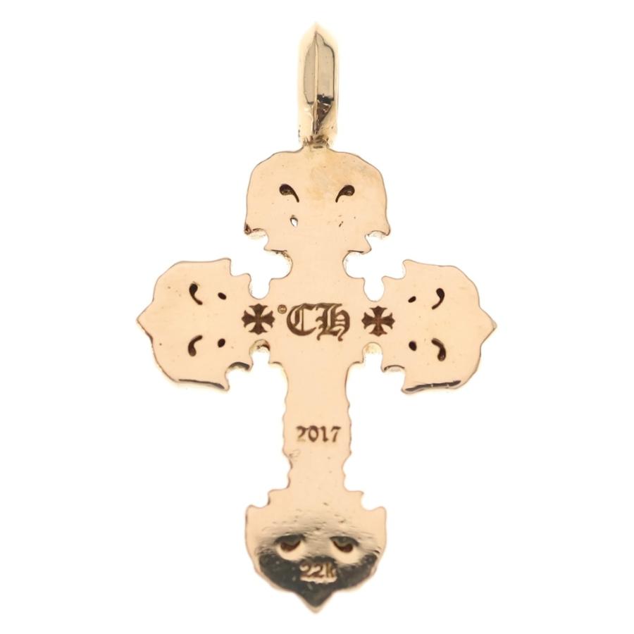 新品未使用 クロムハーツ FILIGREE CROSS TINY ダイヤ付き CHROME HEARTS（クロムハーツ） 22K FILIGREE TINY P/DIA タイニー