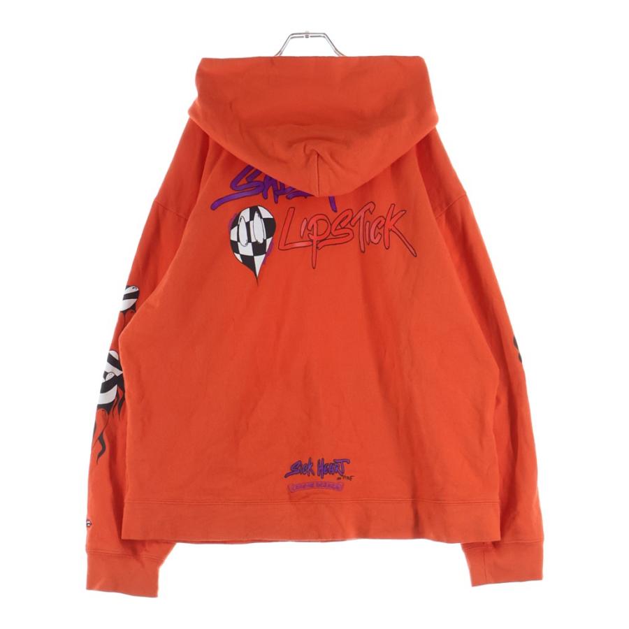 クロムハーツ CHROME HEARTS × マッティ ボーイ MATTY BOY 【 PPO SPARK THE HEART HD PLVR 】 サディスティック リップ スウェット プルオーバー パーカー　n7490 CHROME HEARTS（クロムハーツ） ×MATTY BOY PPO SPARK THE HEART HD