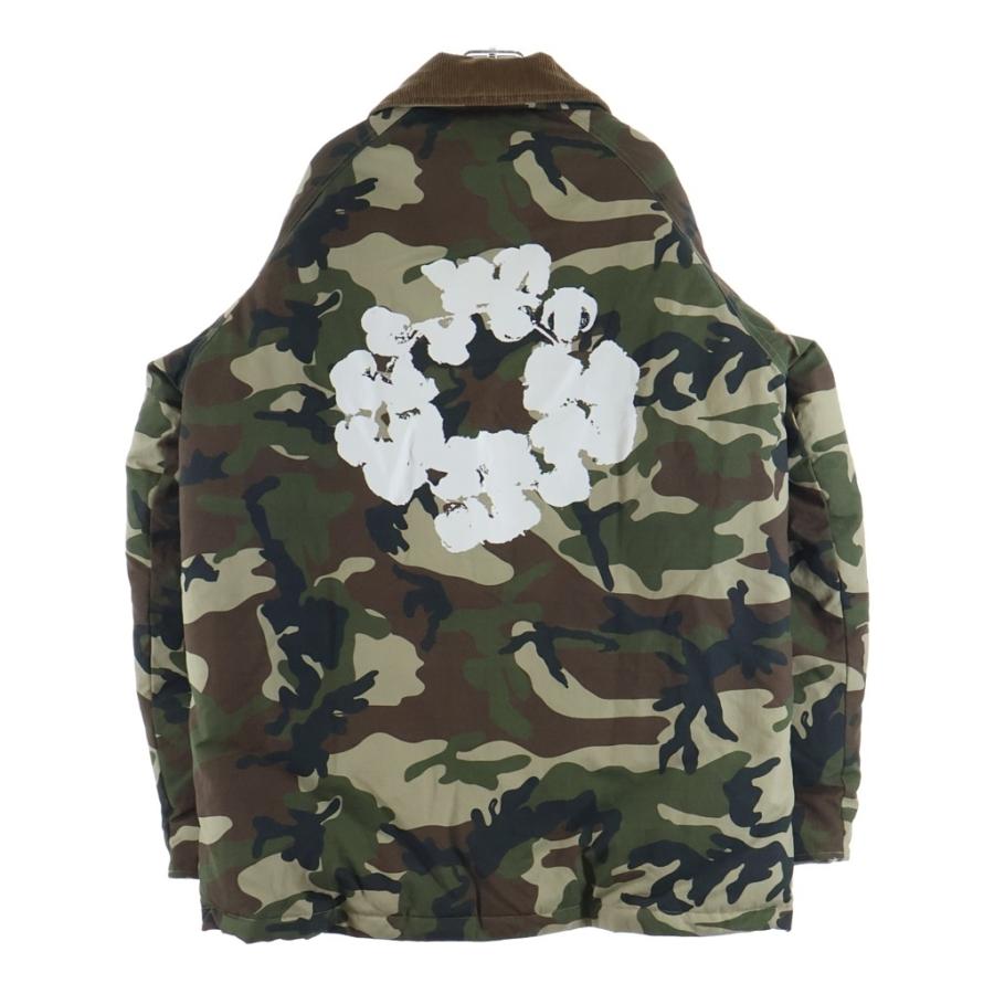 STUSSY ステューシー Ripstop Down Army Jacket バックプリント ダウンジャケット グリーン STUSSY（ステューシー） Ripstop Down Army Jacket バックプリント