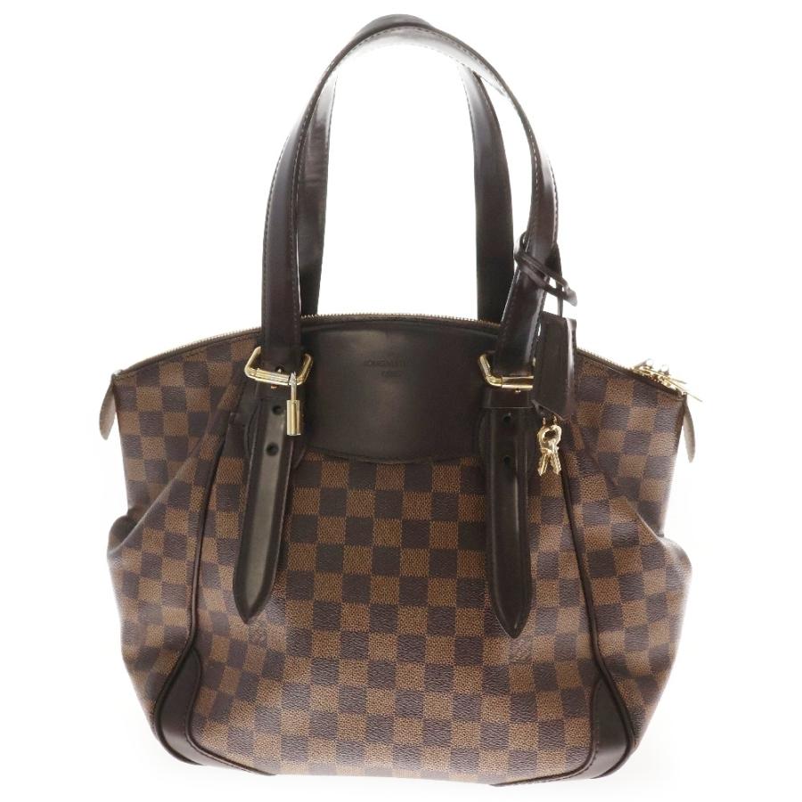 LOUIS VUITTON / ヴェローナPM_ダミエ・エベヌ/ハンドバッグ/ブラウン/茶/N41117 LOUIS VUITTON ルイヴィトン ダミエエベヌ ヴェローナPM ハンドバック