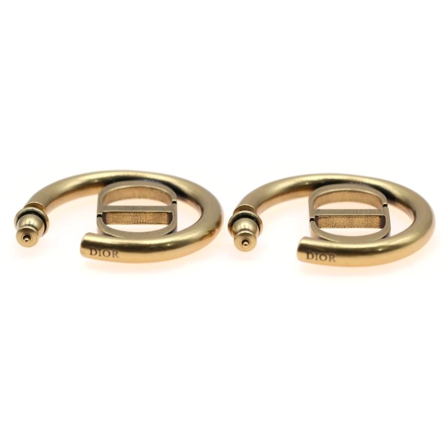 Dior CDロゴ フープピアス ゴールドカラー DIOR ディオール CDロゴ フープ ピアス ゴールド GP アクセサリー