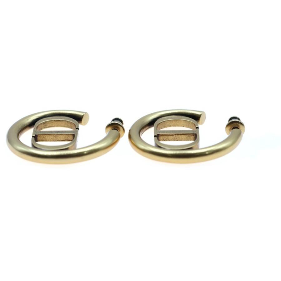 DIOR ディオール CDロゴ フープ ピアス ゴールド GP アクセサリー