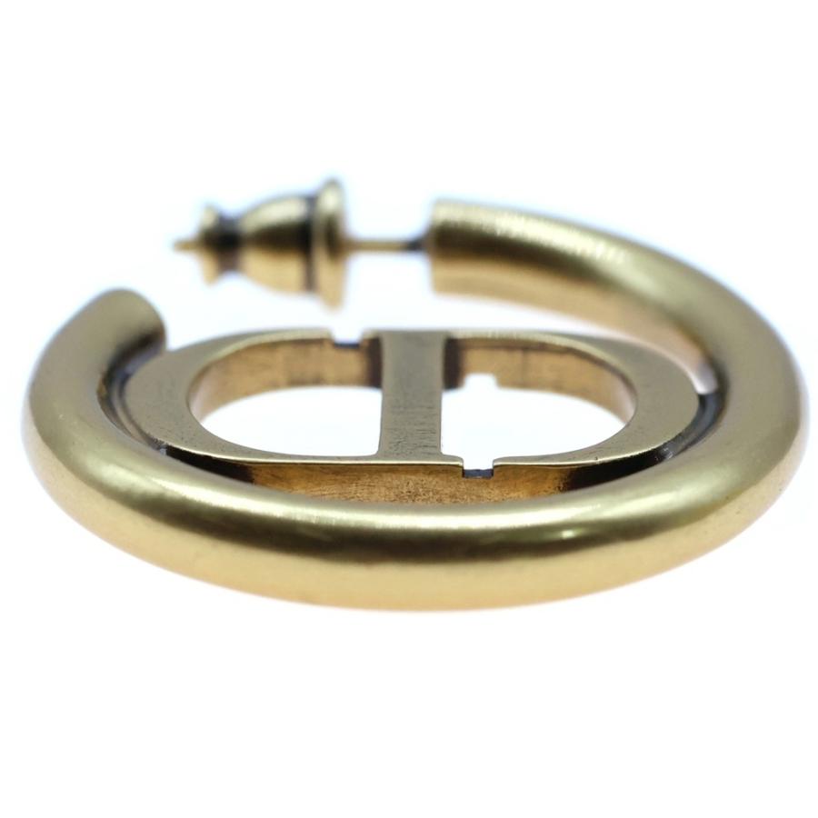 DIOR ディオール CDロゴ フープ ピアス ゴールド GP アクセサリー