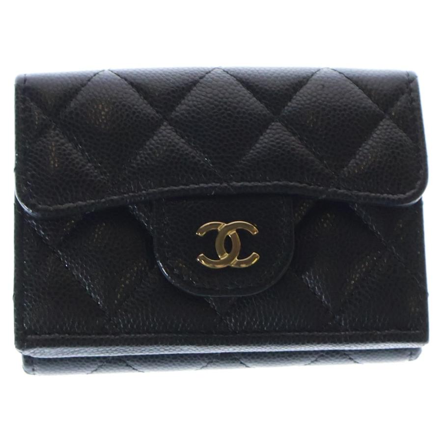 シャネル キャビアスキン マトラッセ コンパクトウォレット 三つ折り財布 楽天市場】【新品】 シャネル 三つ折り財布 クラシック スモール