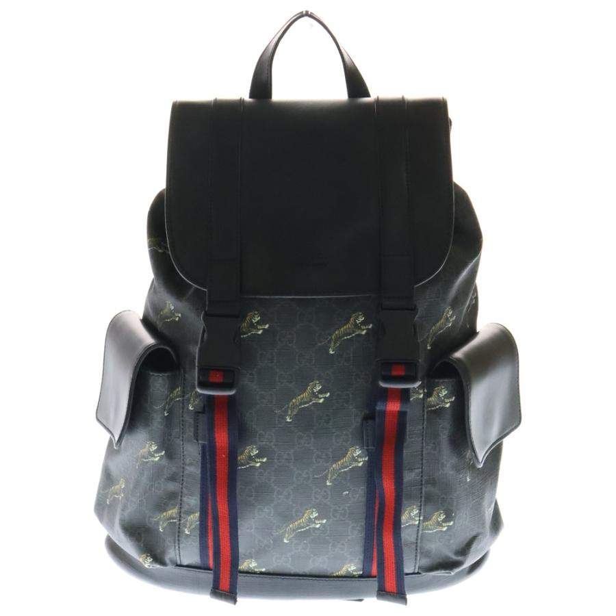 GUCCI（グッチ） GGスプリーム バッグパック リュックサック タイガー
