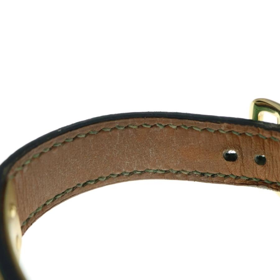HERMES（エルメス） ケリーベルト ブレスレット ゴールド金具 グリーン