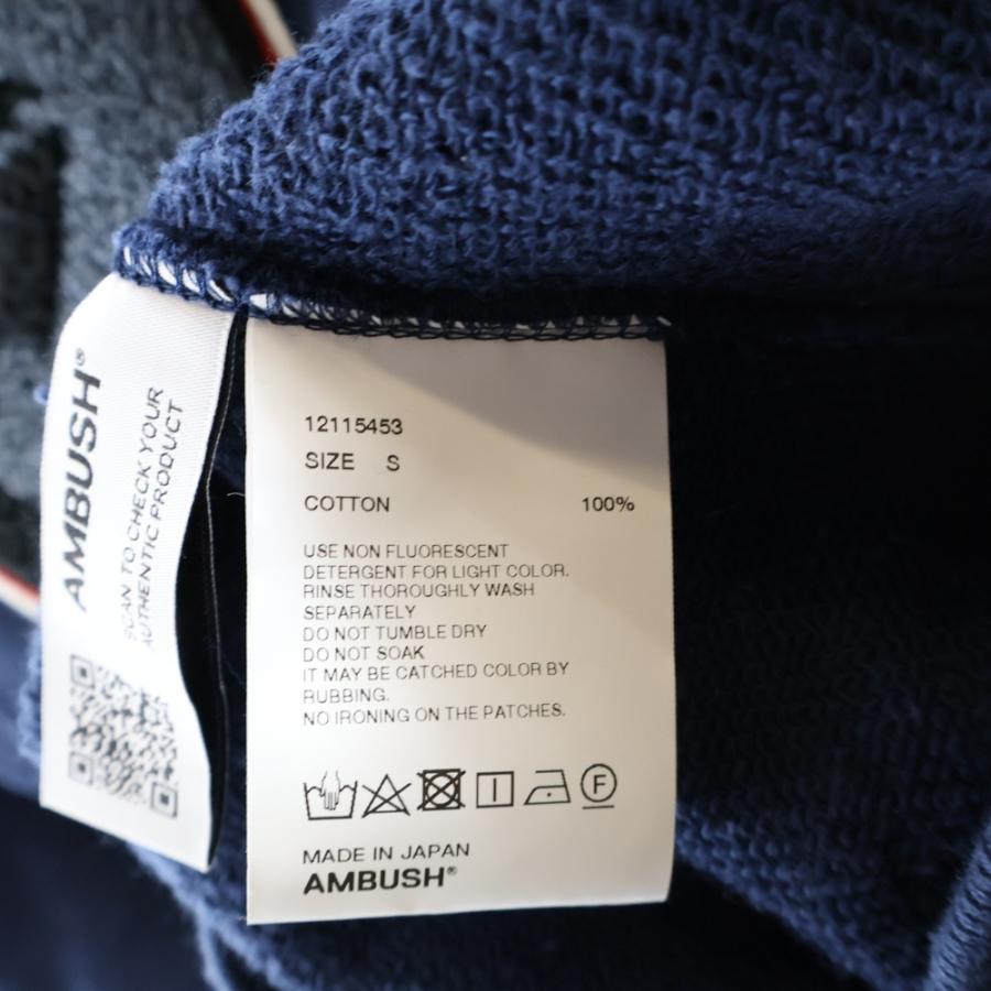 AMBUSH（アンブッシュ） ワッペンロゴ オーバーサイズ ジップアップ