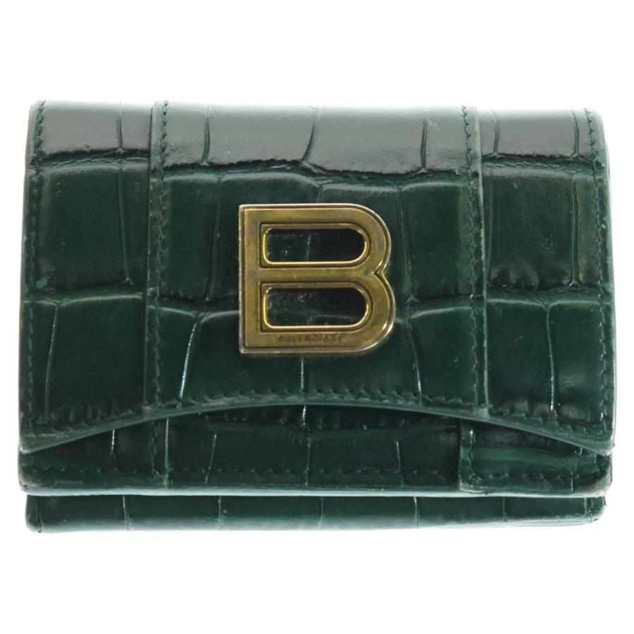 【未使用品】 バレンシアガ コンパクトウォレット BALENCIAGA（バレンシアガ） 財布 三つ折り ミニ財布 グレー 灰色