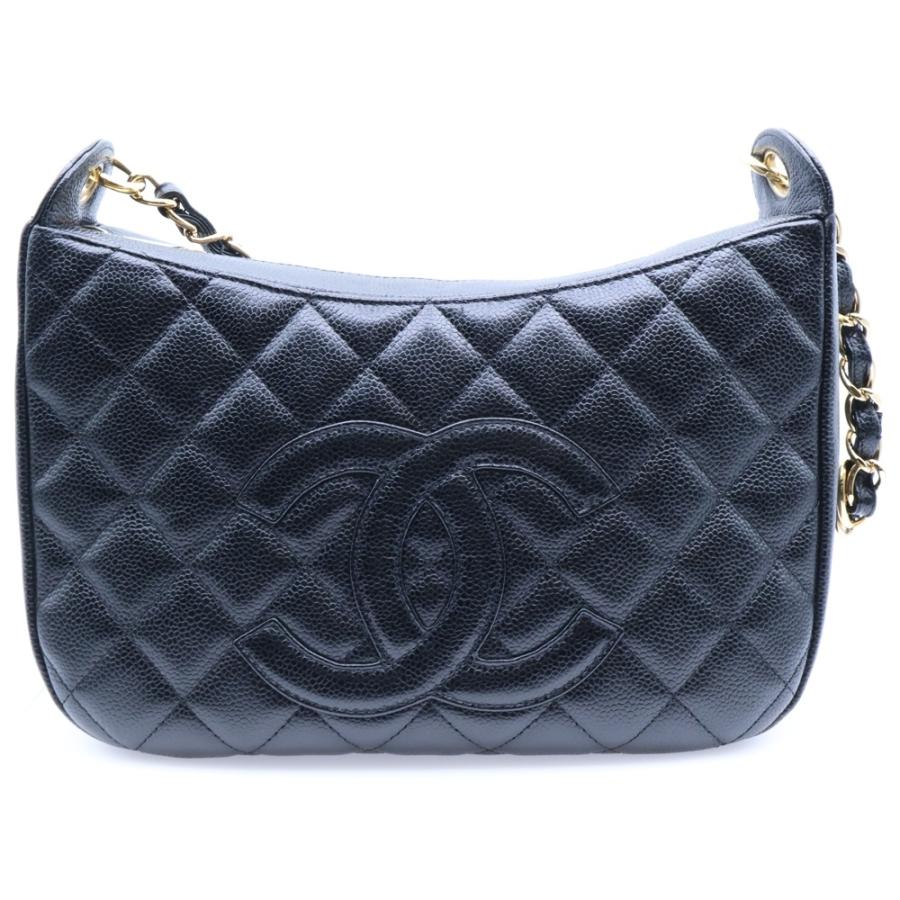 CHANEL（シャネル） マトラッセ ココマーク キャビアスキン レザー
