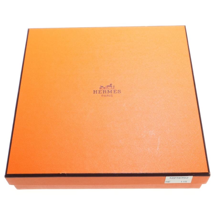 HERMES（エルメス） Hベルト ブラウン×ブラック ゴールド レザー