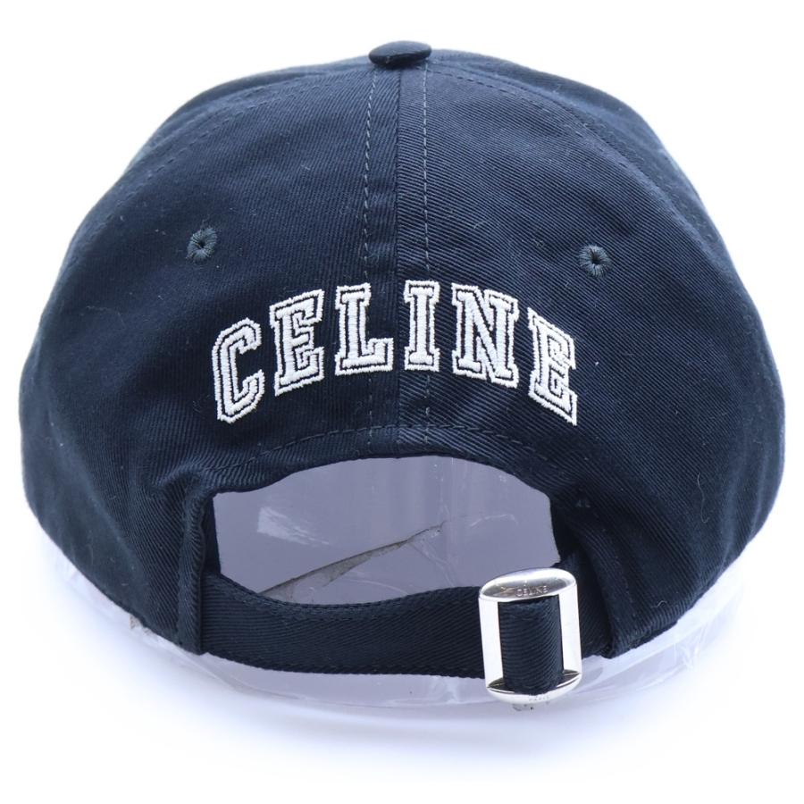 CELINE（セリーヌ） ロゴ刺繍 6パネル ベースボールキャップ 帽子
