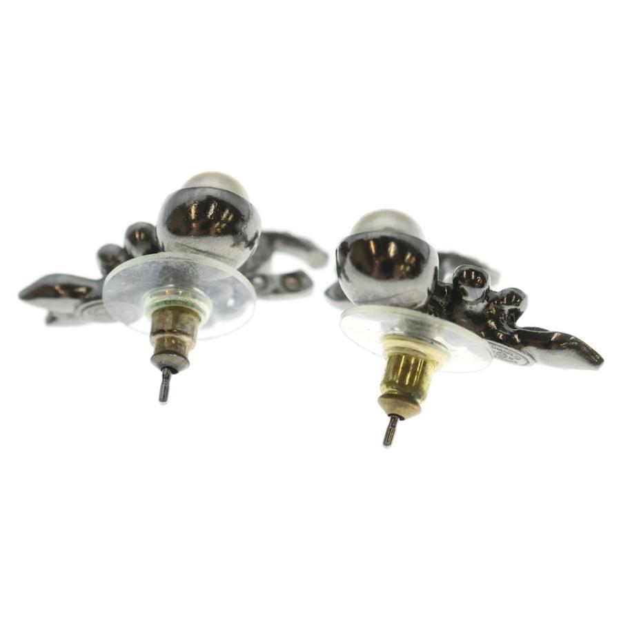 CHANEL（シャネル） パール ココマーク ラインストーン フラワーピアス