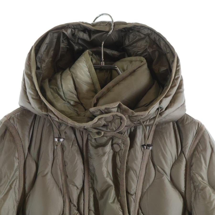ブランド別 MONCLER モンクレール LON ロンフーデッドダウンコート 
