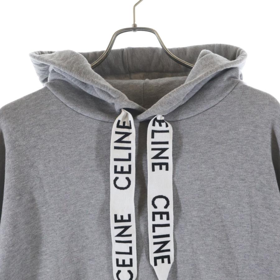 CELINE パーカー 裏起毛 ノベルティ CELINE（セリーヌ） 16 ルーズロゴプリント スウェット プルオーバー