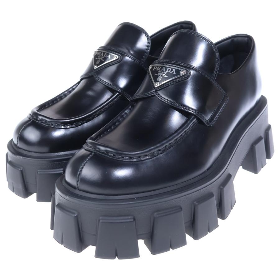 PRADA（プラダ） モノリス トライアングルロゴプレート レザー 