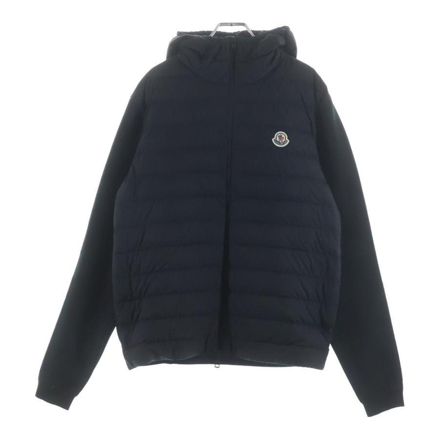MONCLER（モンクレール） 24SS ニット切り替え フーデッド ジップ