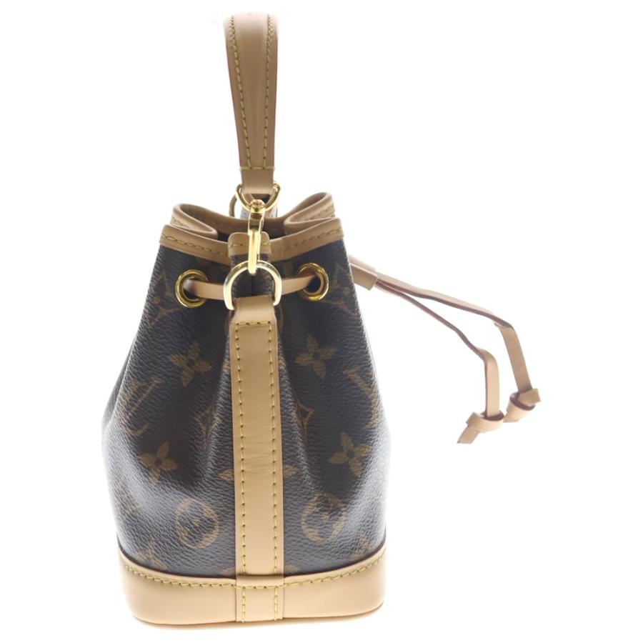 LOUIS VUITTON ルイヴィトン モノグラム ナノノエ レザー 2WAY ハンドバッグ ショルダーバッグ ゴールド金具 ブラウン M81266 LOUIS VUITTON（ルイ・ヴィトン） モノグラム ナノノエ レザー 2WAY
