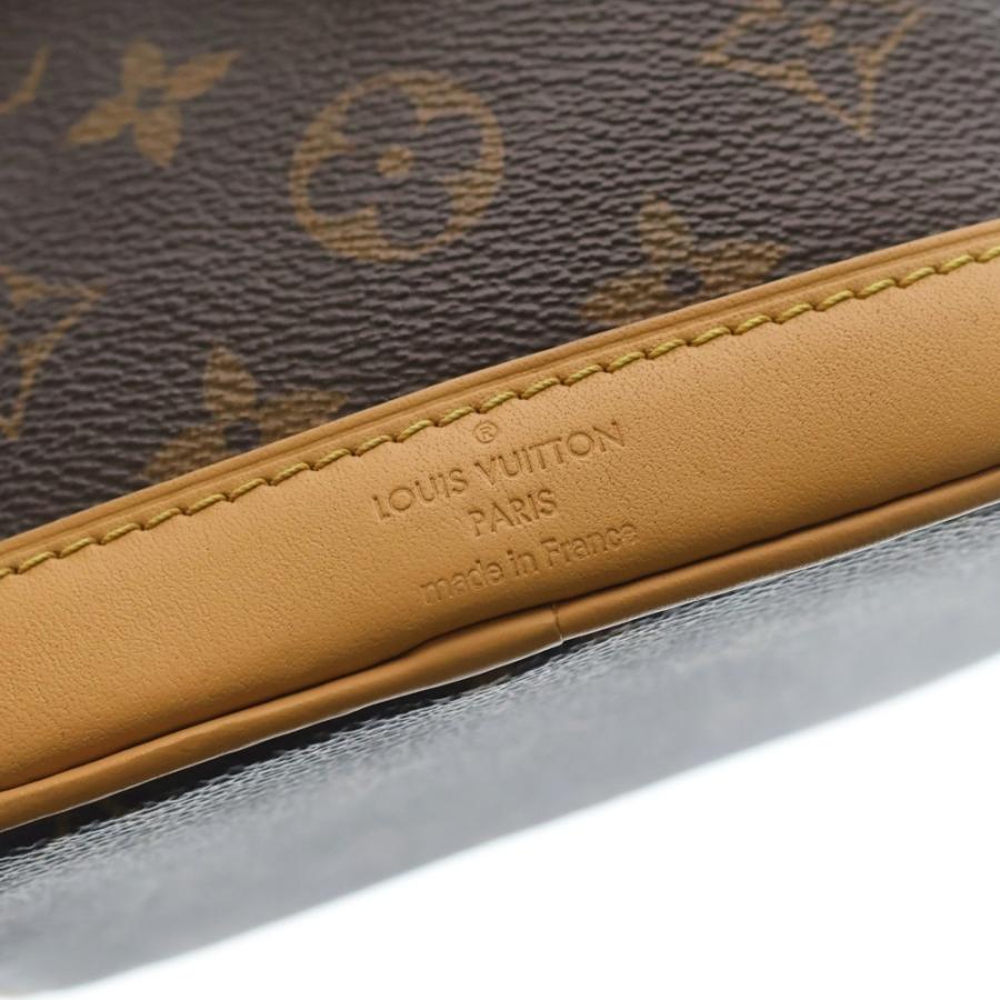 LOUIS VUITTON ルイヴィトン モノグラム ナノノエ レザー 2WAY ハンドバッグ ショルダーバッグ ゴールド金具 ブラウン M81266 LOUIS VUITTON（ルイ・ヴィトン） モノグラム ナノノエ レザー 2WAY