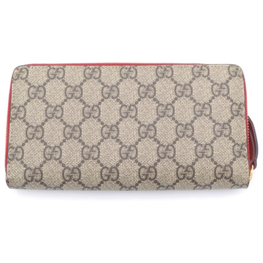 GUCCI（グッチ） GGスプリーム ボスコ ラウンドファスナー長財布