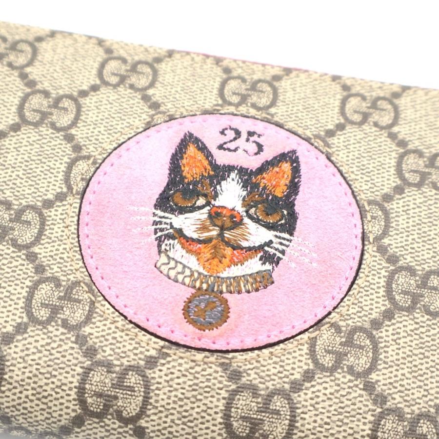 GUCCI（グッチ） GGスプリーム ボスコ ラウンドファスナー長財布