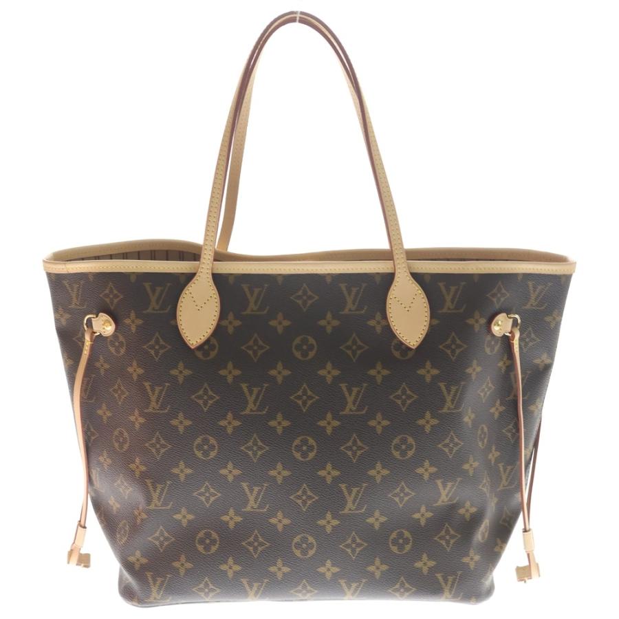 LOUIS VUITTON ルイヴィトン ネヴァーフルMM モノグラム PVC レザー トートバッグ ゴールド金具 ブラウン M40995_1