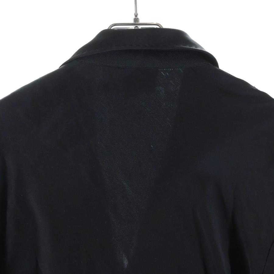 LANVIN（ランバン） シルク混 サテン 1B テーラード ロングジャケット