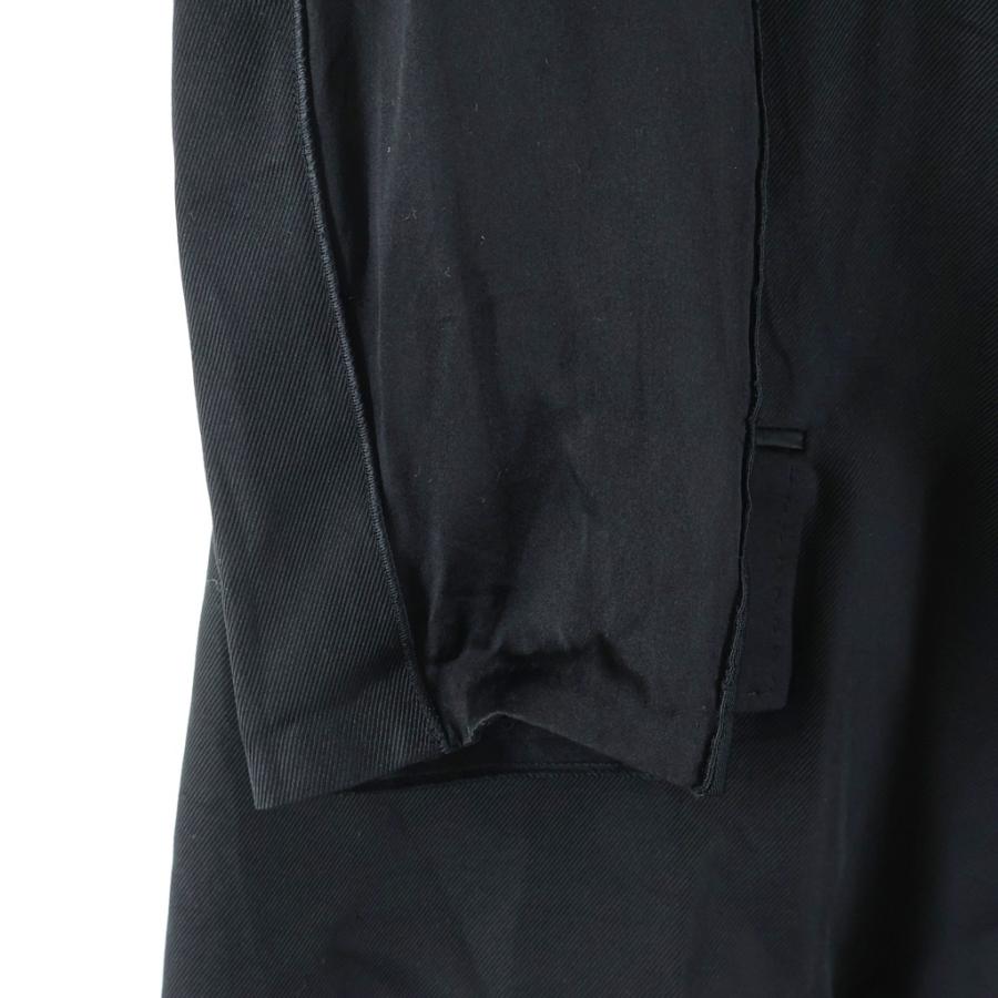 LANVIN（ランバン） シルク混 サテン 1B テーラード ロングジャケット