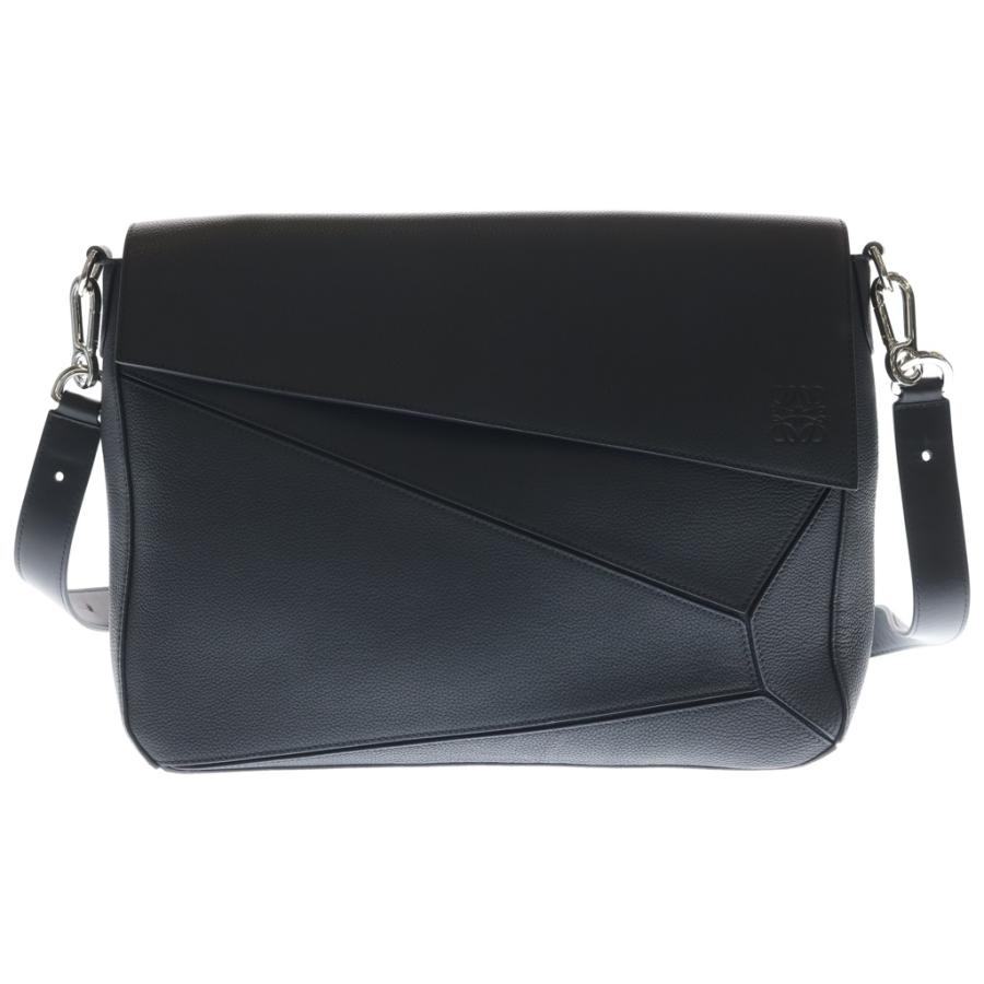 LOEWE（ロエベ） パズルバッグ ラージ ショルダーバッグ ブラック