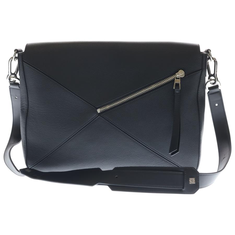 LOEWE（ロエベ） パズルバッグ ラージ ショルダーバッグ ブラック