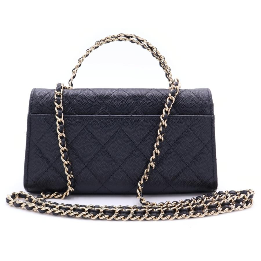 CHANEL（シャネル） マトラッセ キャビアスキン ゴールド金具 フォン