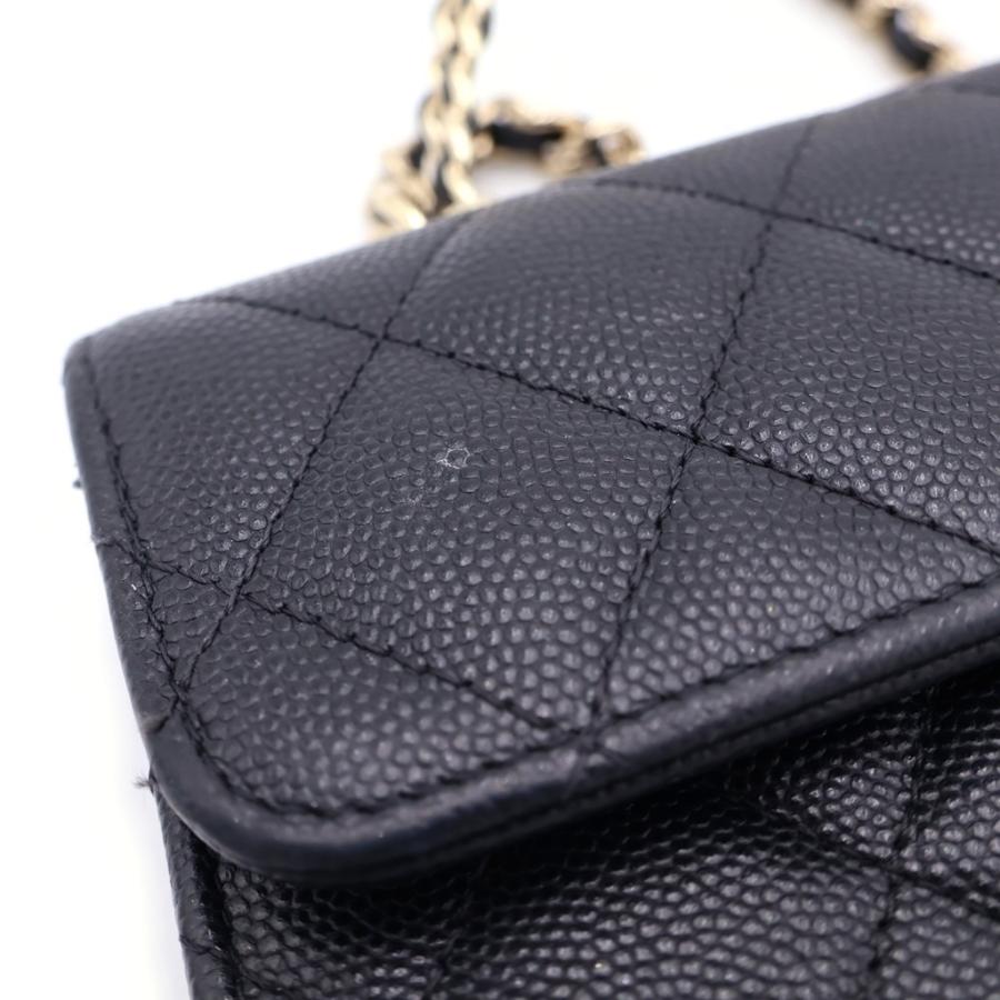 CHANEL（シャネル） マトラッセ キャビアスキン ゴールド金具 フォン