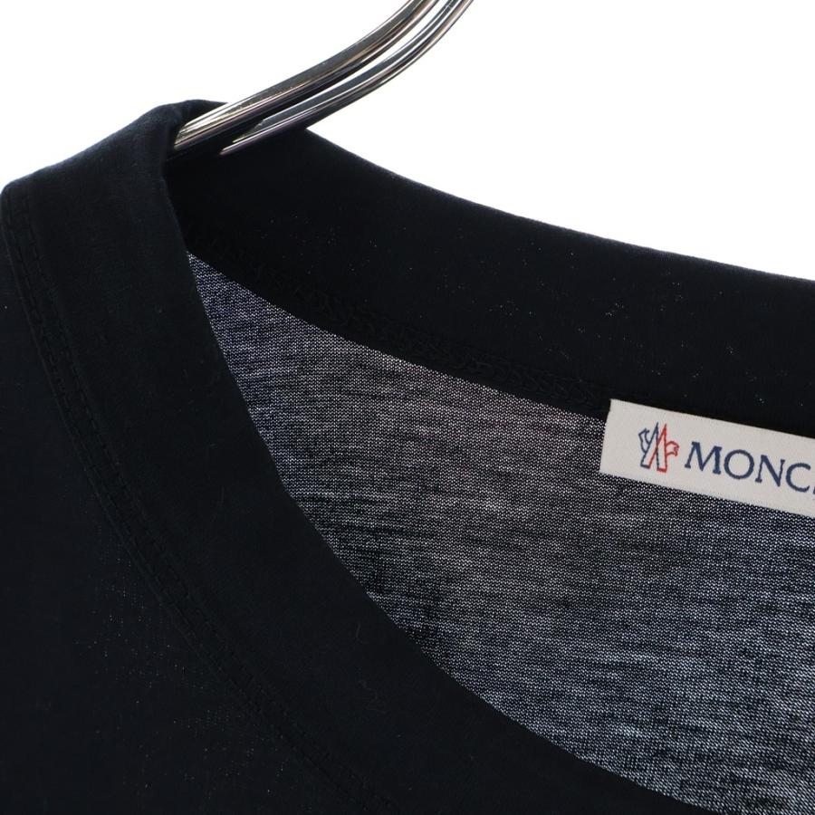 MONCLER（モンクレール） サイドロゴ クルーネック長袖Tシャツ ロングT