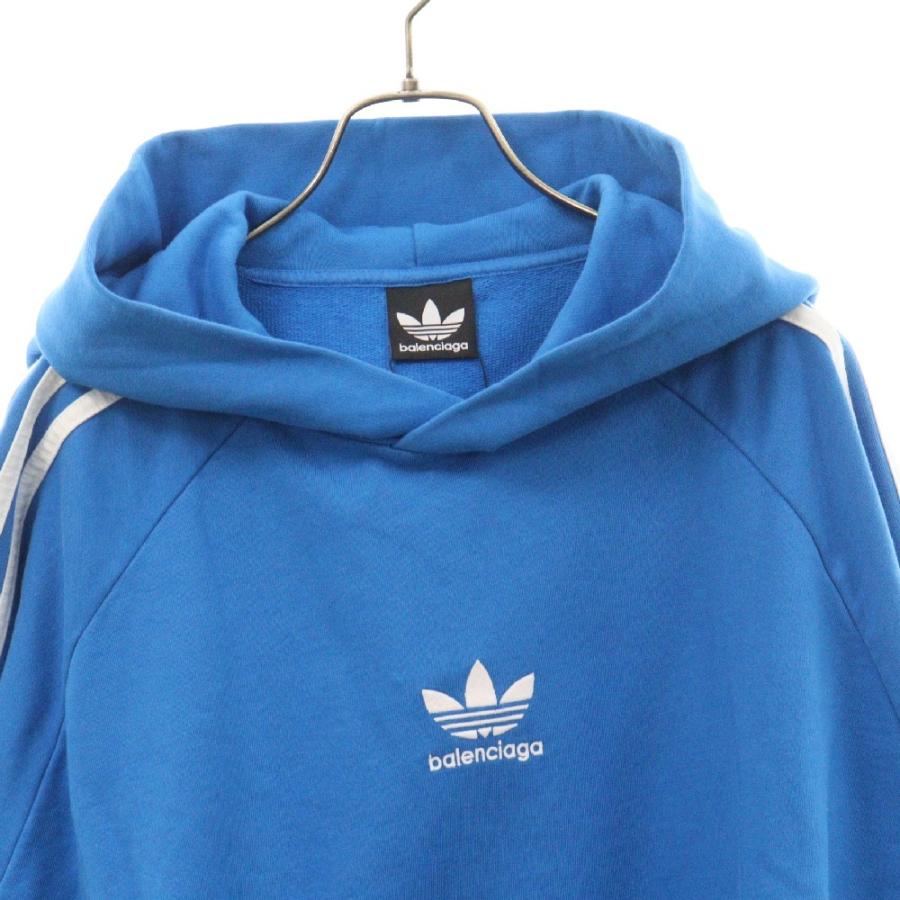 BALENCIAGA（バレンシアガ） 22AW×アディダス ロゴラージフィットプル