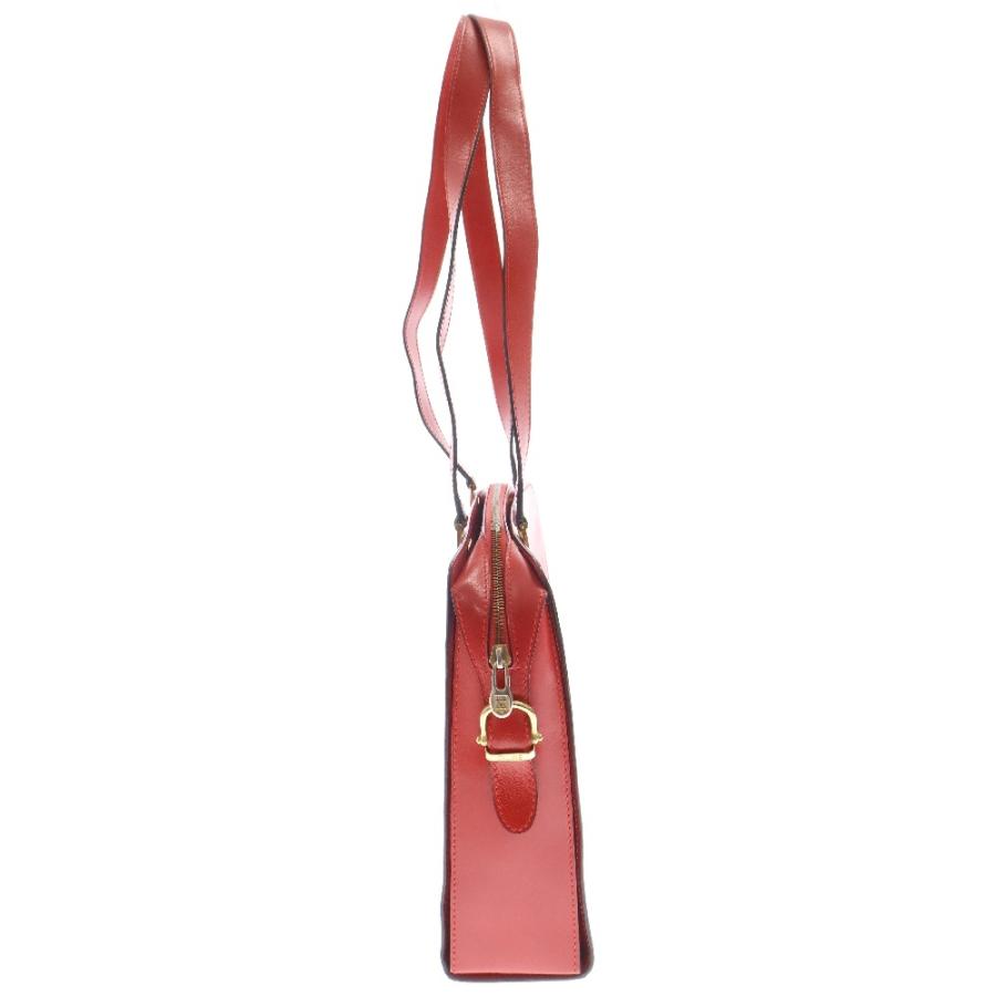 セリーヌ正規品　ヴィンテージハンドバッグ　レッド CELINE（セリーヌ） VINTAGE ヴィンテージ ハンドバッグ トートバッグ