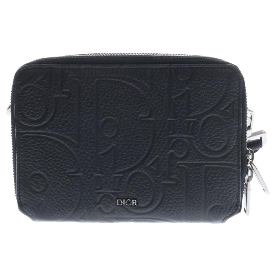 ディオールオブリークグラビティジップポーチショルダーバッグ