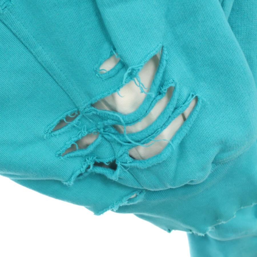 BALENCIAGA（バレンシアガ） 21SS Caps Destroyed Hoodie デストロイ