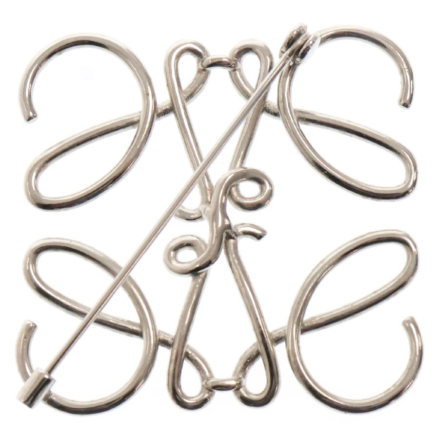 LOEWE（ロエベ） アナグラム ブローチ ピンブローチ シルバー : BRING