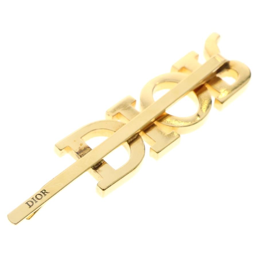 【希少★美品】Christian Dior ヘアピン ロゴ パール ゴールド 希少☆美品】Christian Dior ヘアピン ロゴ パール ゴールド