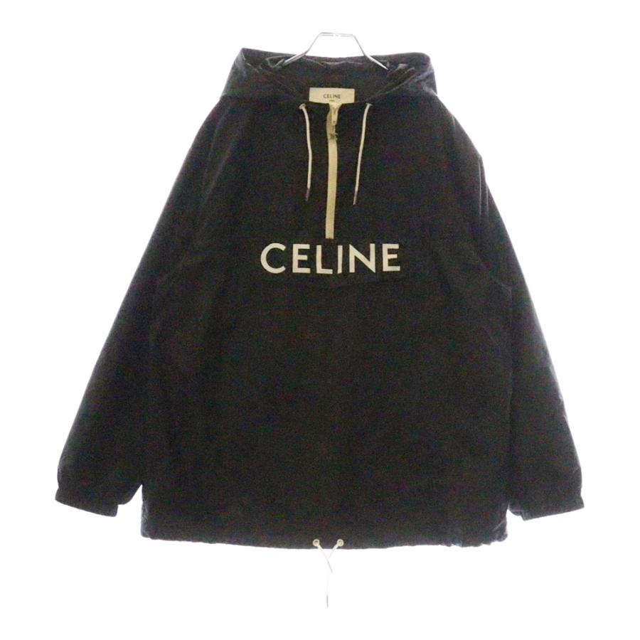 CELINE（セリーヌ） エディ期 ナイロン ロゴアノラックパーカー
