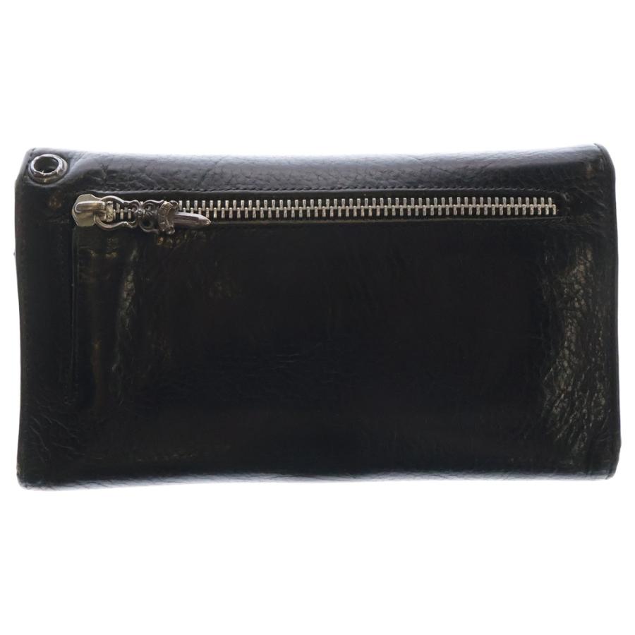 CHROME HEARTS（クロムハーツ） WAVE ウェーブ レザーウォレット 財布