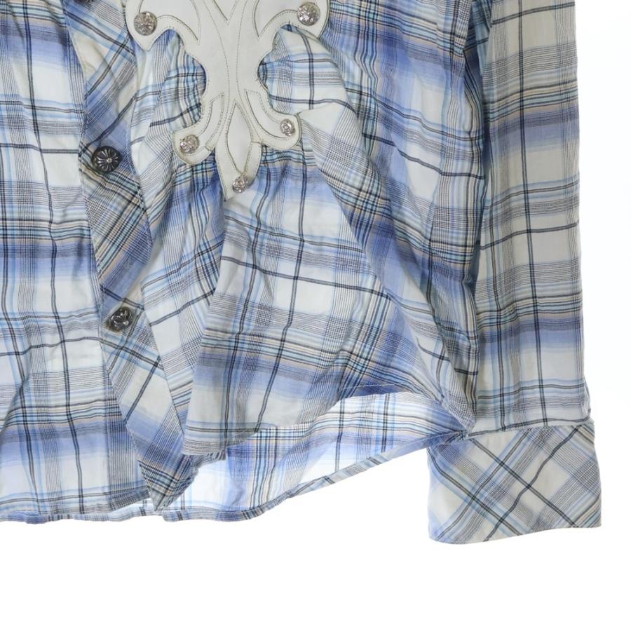 CHROME HEARTS（クロムハーツ） チェック総柄 BSフレア レザーパッチ