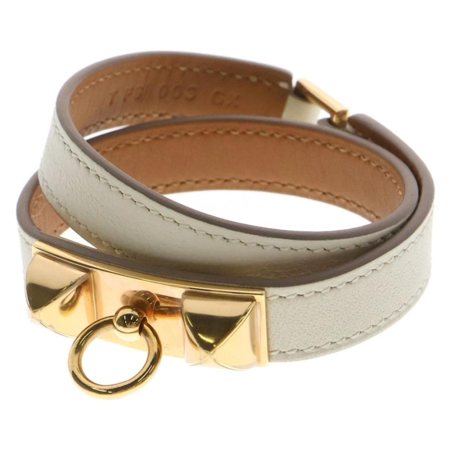 HERMES（エルメス） リヴァル ドゥブルトゥール ブレスレット レザー