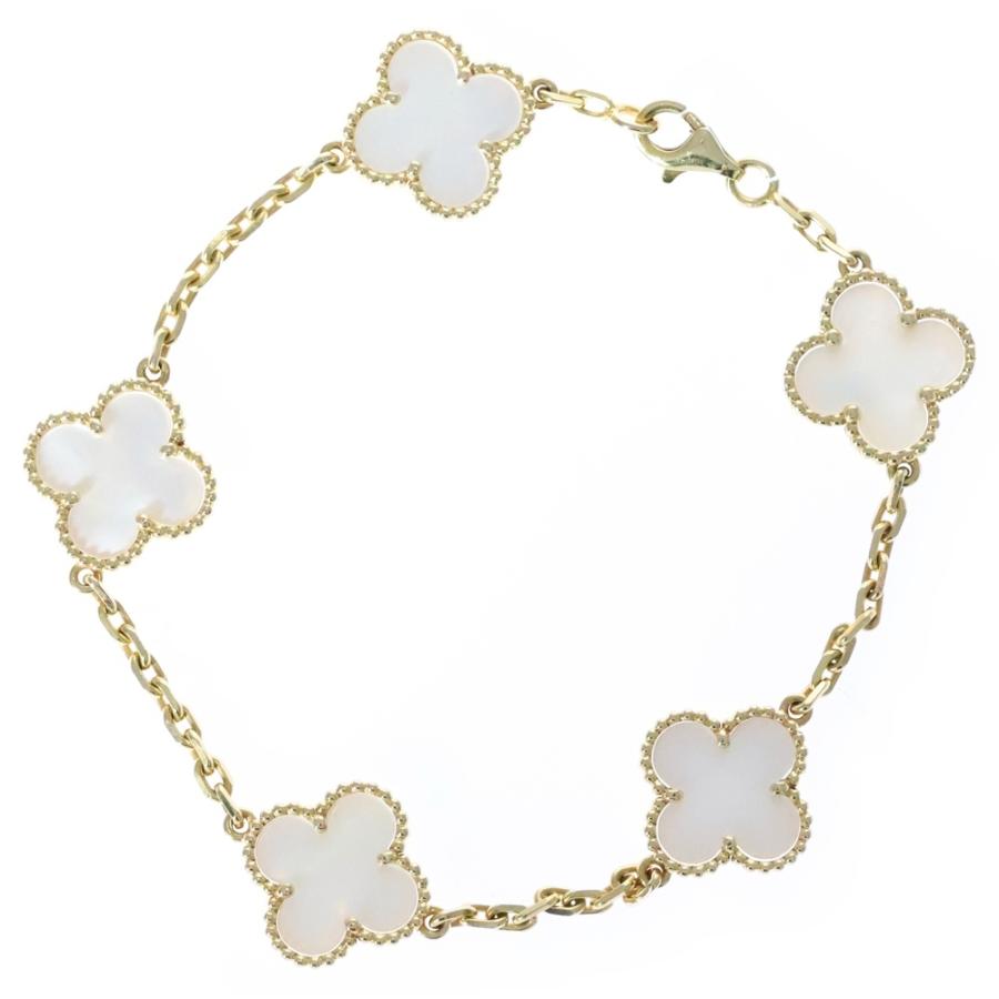 最高級品質 アルハンブラ ブレスレット マザーオブパール YG 最高級品質 アルハンブラ ブレスレット マザーオブパール YG 楽天市場